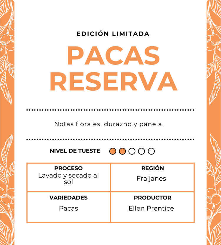PACAS RESERVA 300g
