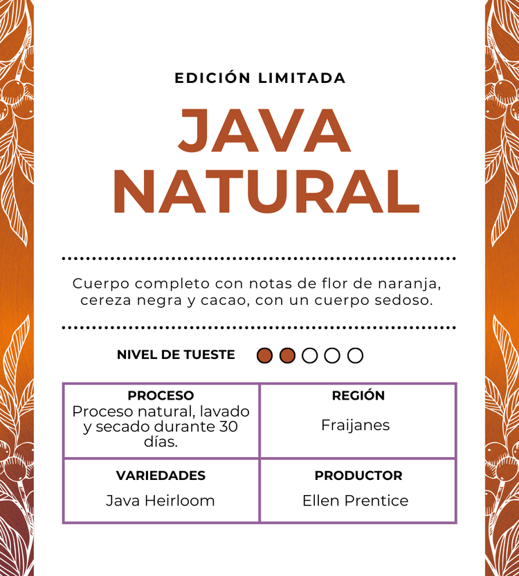 GRAND CRU SERIES - JAVA NATURAL 8oz (Edición Limitada)
