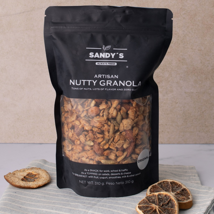 GRANOLA ARTESANAL SANDY´S NUTTY GRANOLA 310g