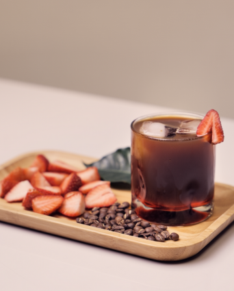 ICED STRAWBERRY ORANGE ESPRESSO