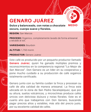 GENARO JUÁREZ MEDIO 300g