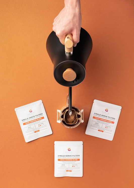 SINGLE-SERVE POUR-OVER FILTER - GOOD MORNING BLEND - 16 PACK