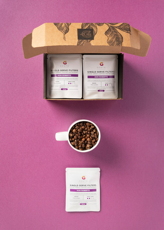 SINGLE-SERVE POUR-OVER FILTER - DON ROBERTO - 16 Pack