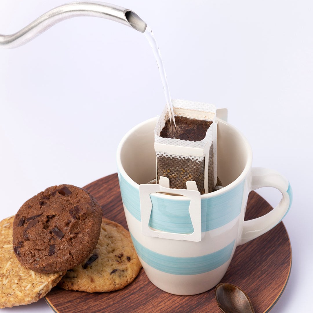SINGLE-SERVE POUR-OVER FILTER - GOOD MORNING BLEND - 16 PACK